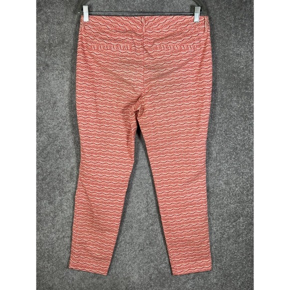 Old Navy The Pixie Ankle Stretch Pants Womens Size 8 Orange Fish Coral Pink - Picture 6 of 10